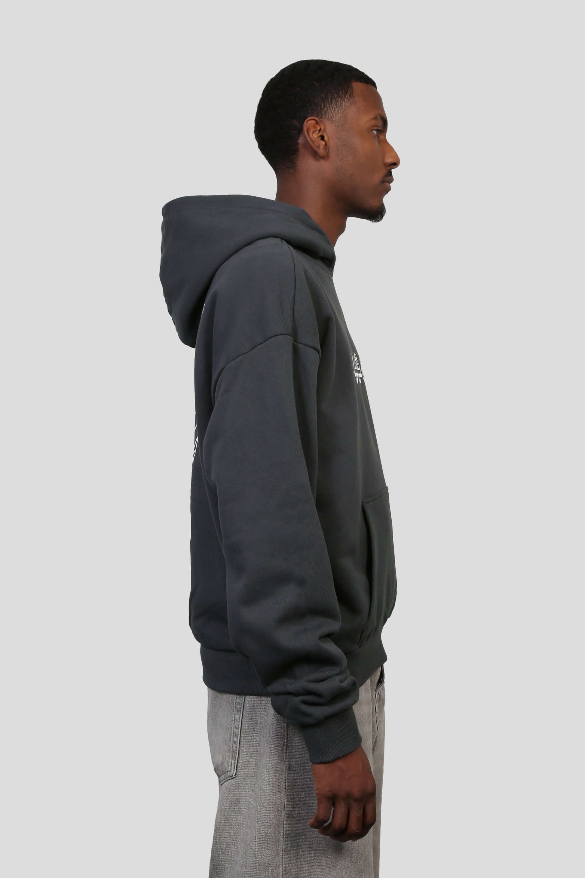 www.ninetyninestudios.de| DEEN OVER DUNYA HOODIE DARK GREY| Hoodie | €64.99 | Revolutionary Islamic Streetwear | 99Studios