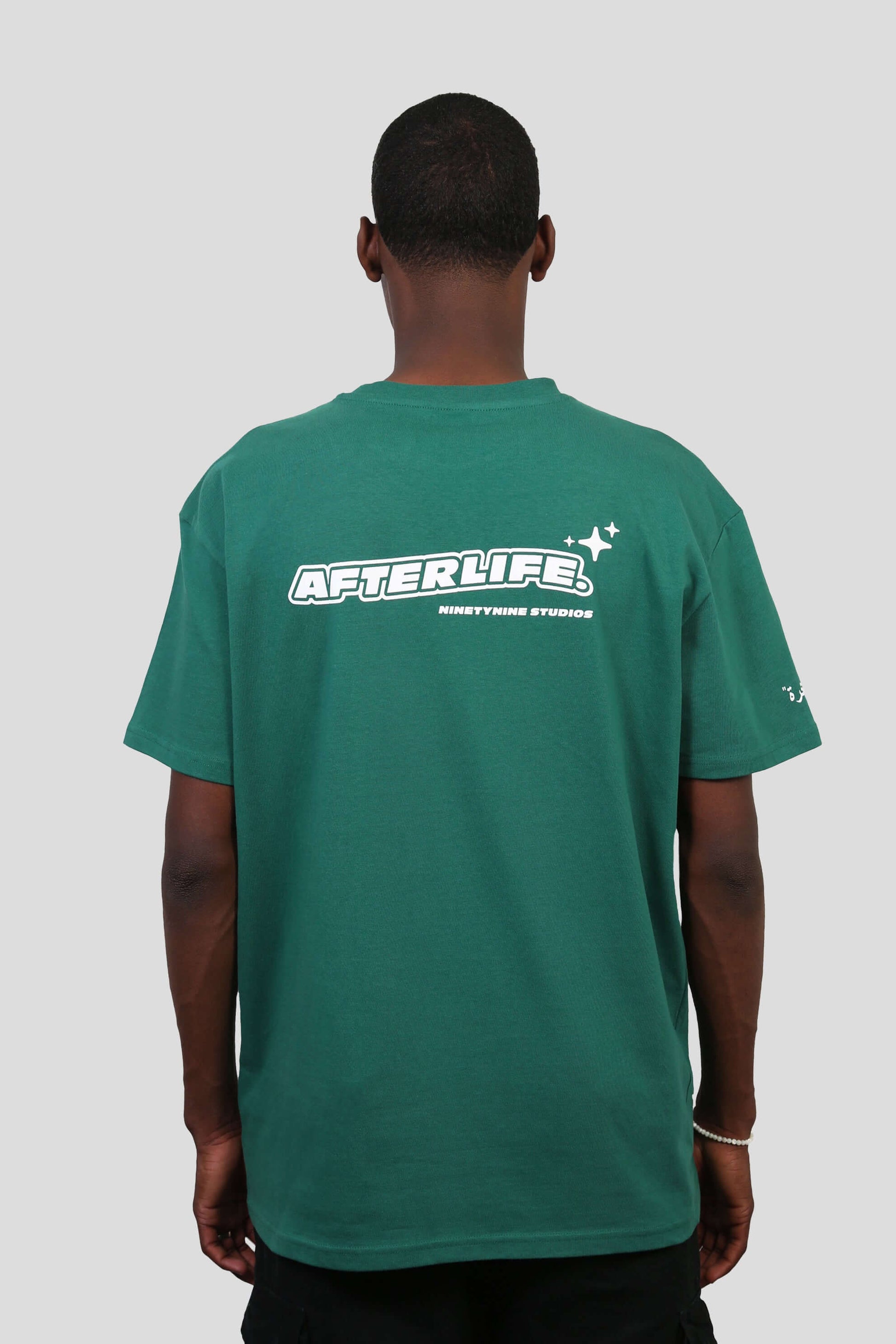 www.ninetyninestudios.de| AFTERLIFE T-SHIRT GREEN| T-Shirt | €34.99 | Revolutionary Islamic Streetwear | 99Studios