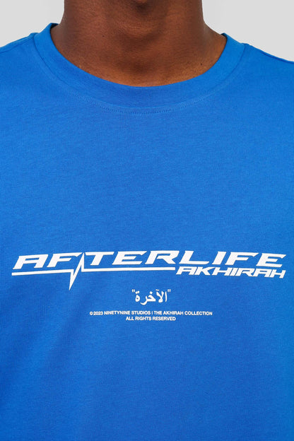 www.ninetyninestudios.de| AFTERLIFE T-SHIRT BLUE| T-Shirt | €34.99 | Revolutionary Islamic Streetwear | 99Studios