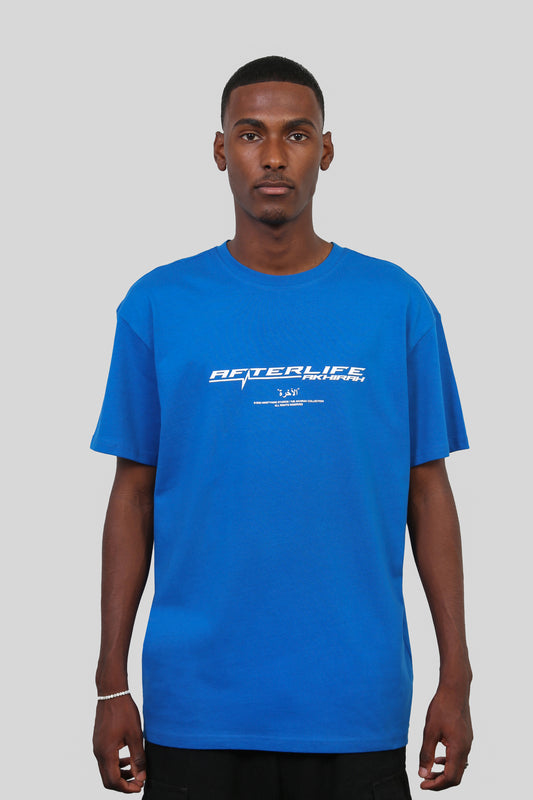 www.ninetyninestudios.de| AFTERLIFE T-SHIRT BLUE| T-Shirt | €34.99 | Revolutionary Islamic Streetwear | 99Studios