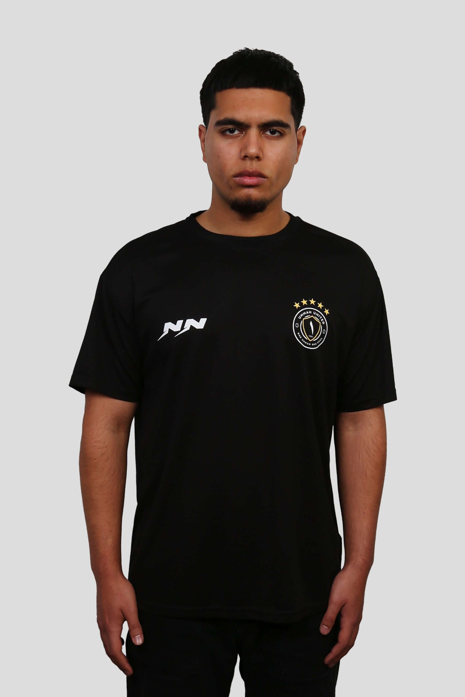 www.ninetyninestudios.de| UMMAH UNITED JERSEY BLACK| Revolutionary Islamic Streetwear | 99Studios